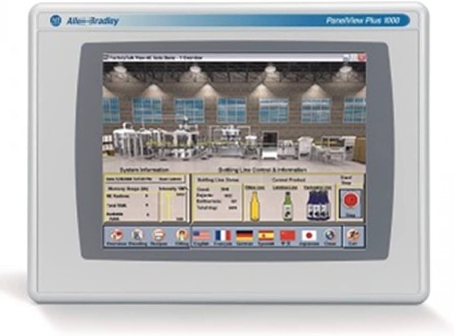 [Imagem IHM TOUCH 24V DC PANELVIEW PLUS 2711PT10C4A9 ROCKWELL ALLEN BRADLEY]