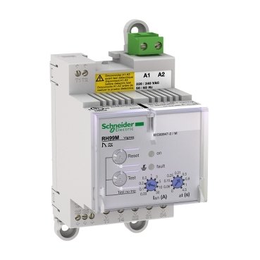 [Imagem do produto RESIDUAL CURRENT PROTECTION RELAY VIGIPACT RH99M 30MA 30A 380/415VAC 50/60HZ DIN RAIL MOUNTING 56174 SCHNEIDER]