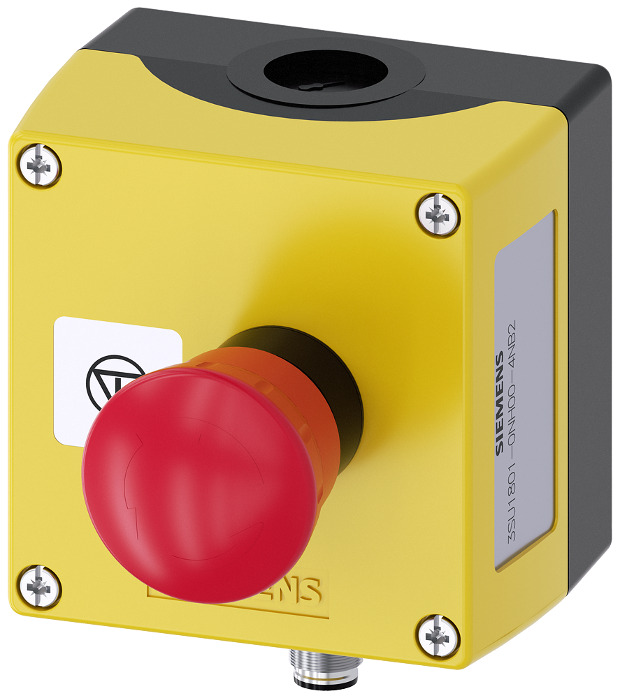 [Imagem do produto CARCAÇA PARA APARELHO DE COMANDO 22MM REDONDA 3SU18010NH004NB2 SIEMENS]