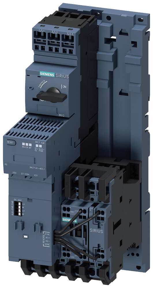 [Imagem CHAVE DE PARTIDA REVERSÍVEL 3,5/32A 690V 3RA85224EE10 SIEMENS]