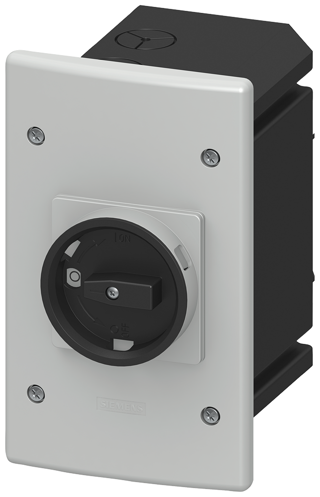 [Imagem CARCAÇA DE MONTAGEM DE MATERIAL ISOLANTE COM ACIONAMENTO GIRATÓRIO, COM FECHO 3RV19232DA00 SIEMENS]