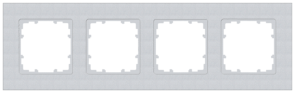 MOLDURA MIRO PLÁSTICO ALUMÍNIO METALIZADO 4X 5TG11141 SIEMENS