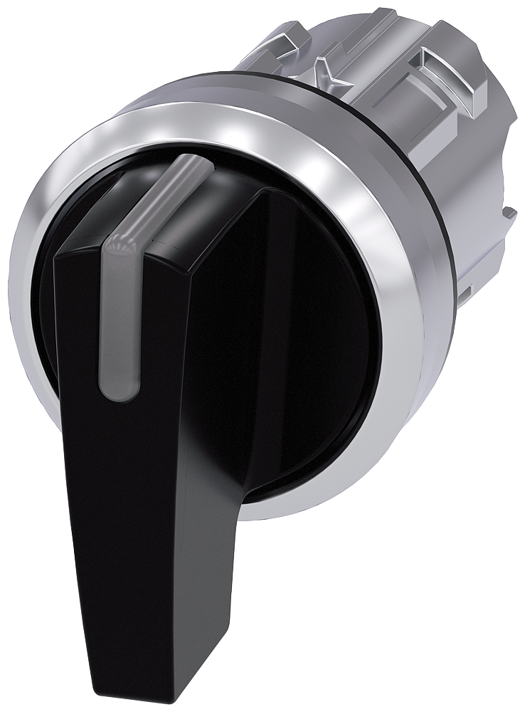 INTERRUPTOR COM MANÍPULO ILUMINÁVEL 22 MM REDONDO METAL DE ALTO BRILHO PR 3SU10522CM100AA0-ZX90 SIEMENS