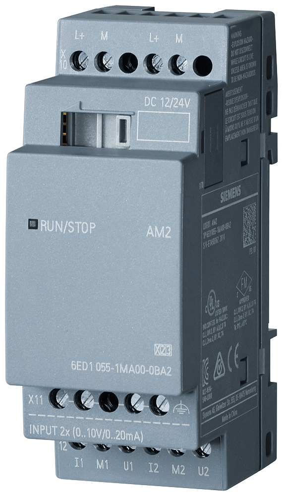 [Imagem LOGO MÓDULO EXPANSÃO AM2 PARA LOGO 8 6ED10551MA000BA2 SIEMENS]