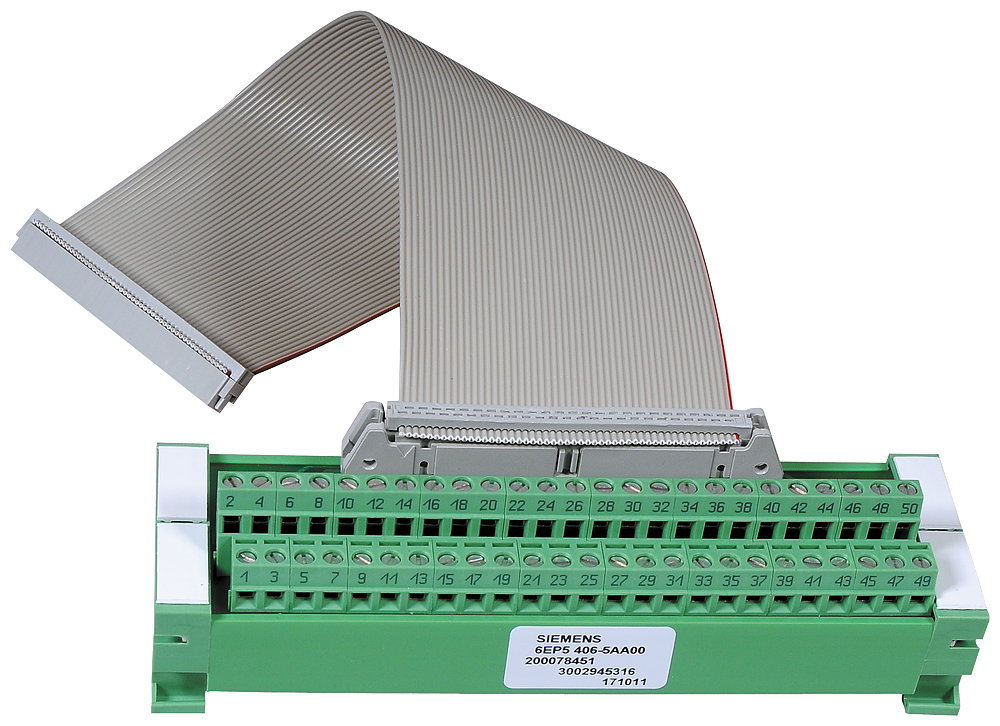 [Imagem MÓDULO DE TRANSFERÊNCIA 50 PINOS 1 PARA 1 SEM LED 6EP54065AA00 SIEMENS]