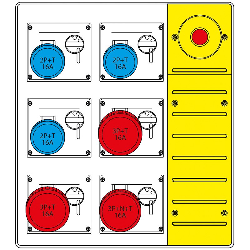 [Imagem do produto TERMINAIS MBOX3 + FUSÍVEIS DE EMERGÊNCIA 657.8936-124 SCAME]