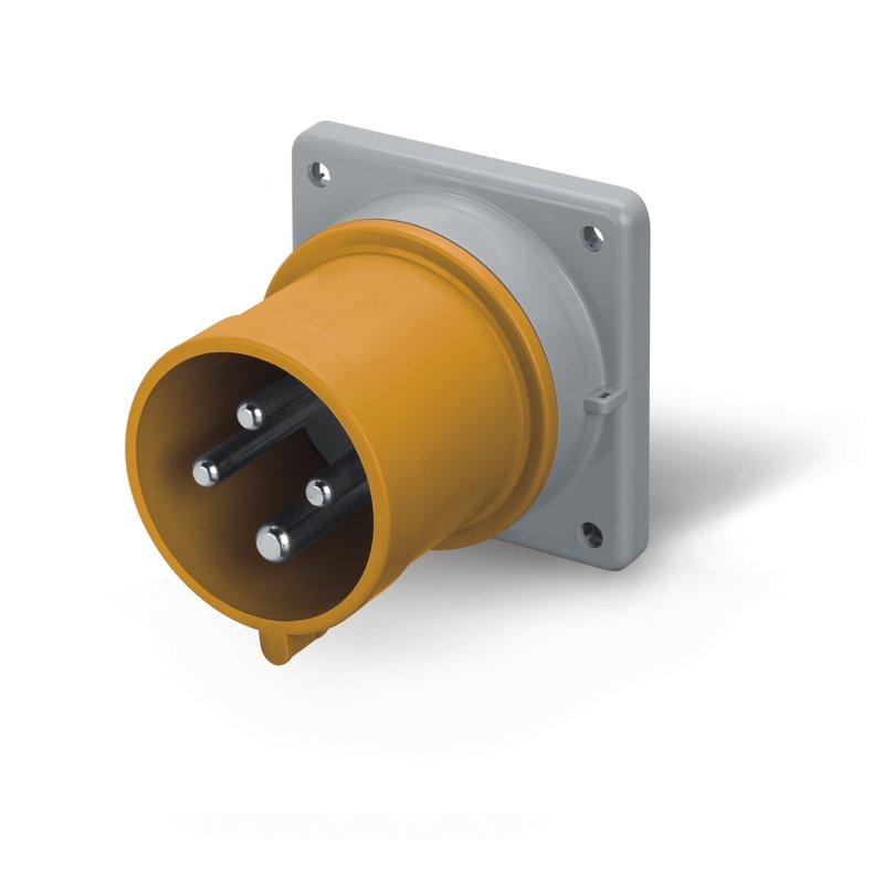 [Imagem do produto PLUGUE DE MONTAGEM FLUSH 32A 3P+N+T 4H IP44/IP54 243.3292 SCAME]