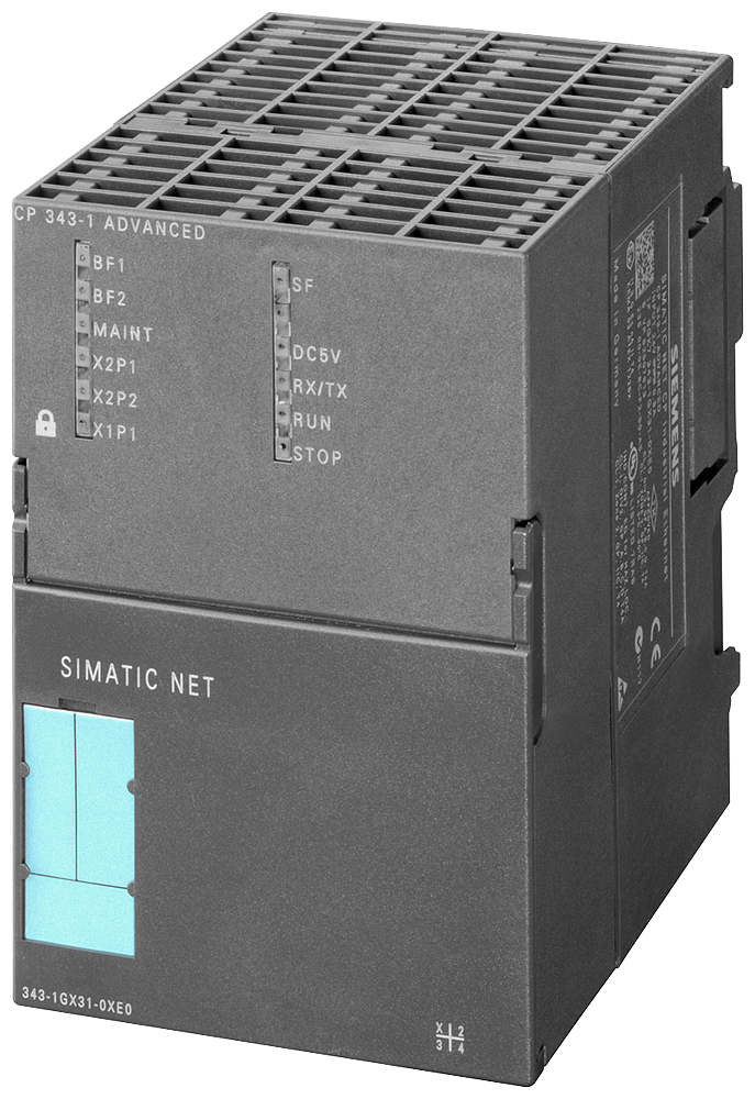 [Imagem PROCESSADOR COMUNICAÇÃO CP343-1 ADVANCED PARA CONEXÃO CPU SIMATIC S7-300 6GK73431GX310XE0 SIEMENS]