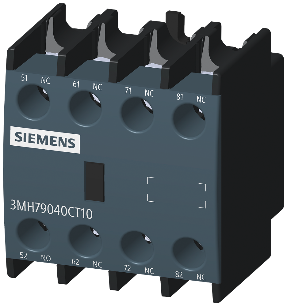 [Imagem CONTATO AUXILIAR FRONTAL 4NF 3MT7 E 3MH7 3MH79040CT10 SIEMENS]