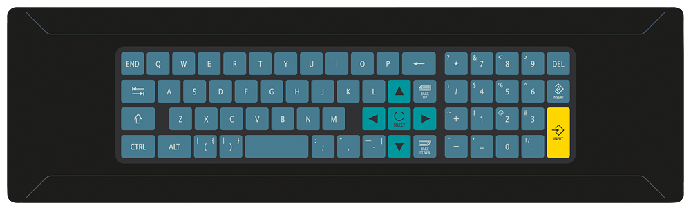 [Imagem TECLADO SINUMERIK KB 1900 USB TECLAS MEC 6FC53030AP470BA0 SIEMENS]