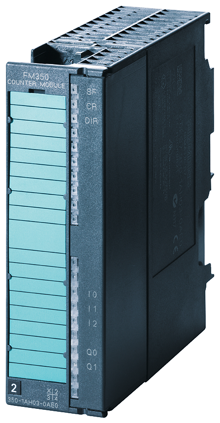 [Imagem MÓDULO CONTADOR FM 350-1 ATE 500 KHZ 1 CANAL CONEXÃO ENCODERS INCREMENTAIS DE 5/24V SIMATIC S7-300 6ES73501AH030AE0 SIEMENS]