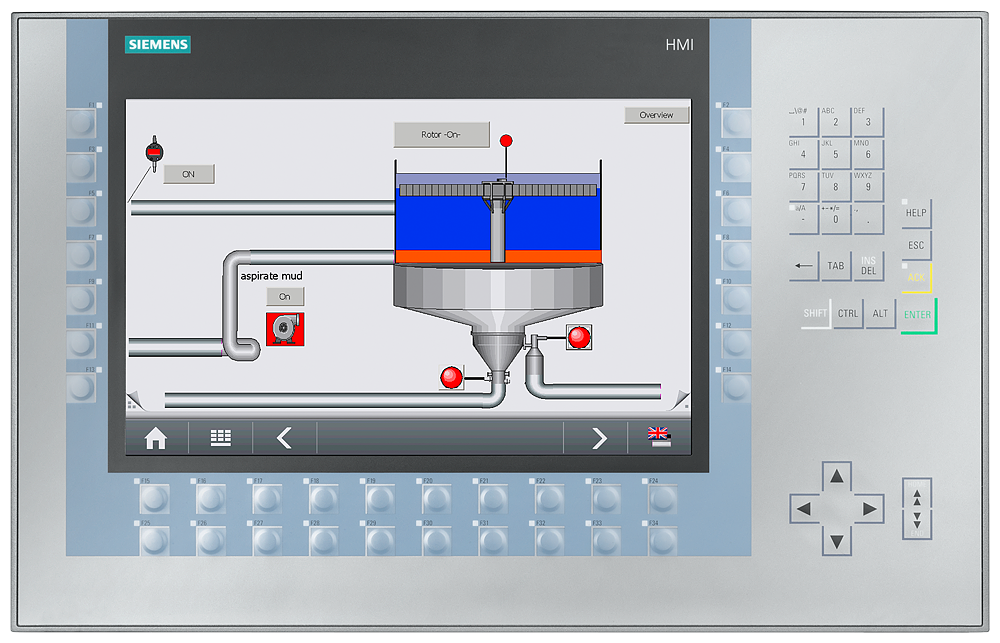 [Imagem do produto SIPLUS HMI KP1200 COMFORT WITH CONFORMAL COATING BASED ON 6AV2124-1MC01-0AX0 6AG11241MC014AX0 SIEMENS]