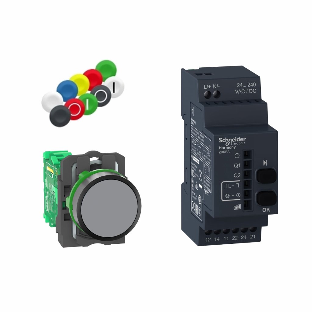 [Imagem TRANSMISSOR COM RECEPTOR PARA TELECOMAND XB5RFA02 SCHNEIDER]