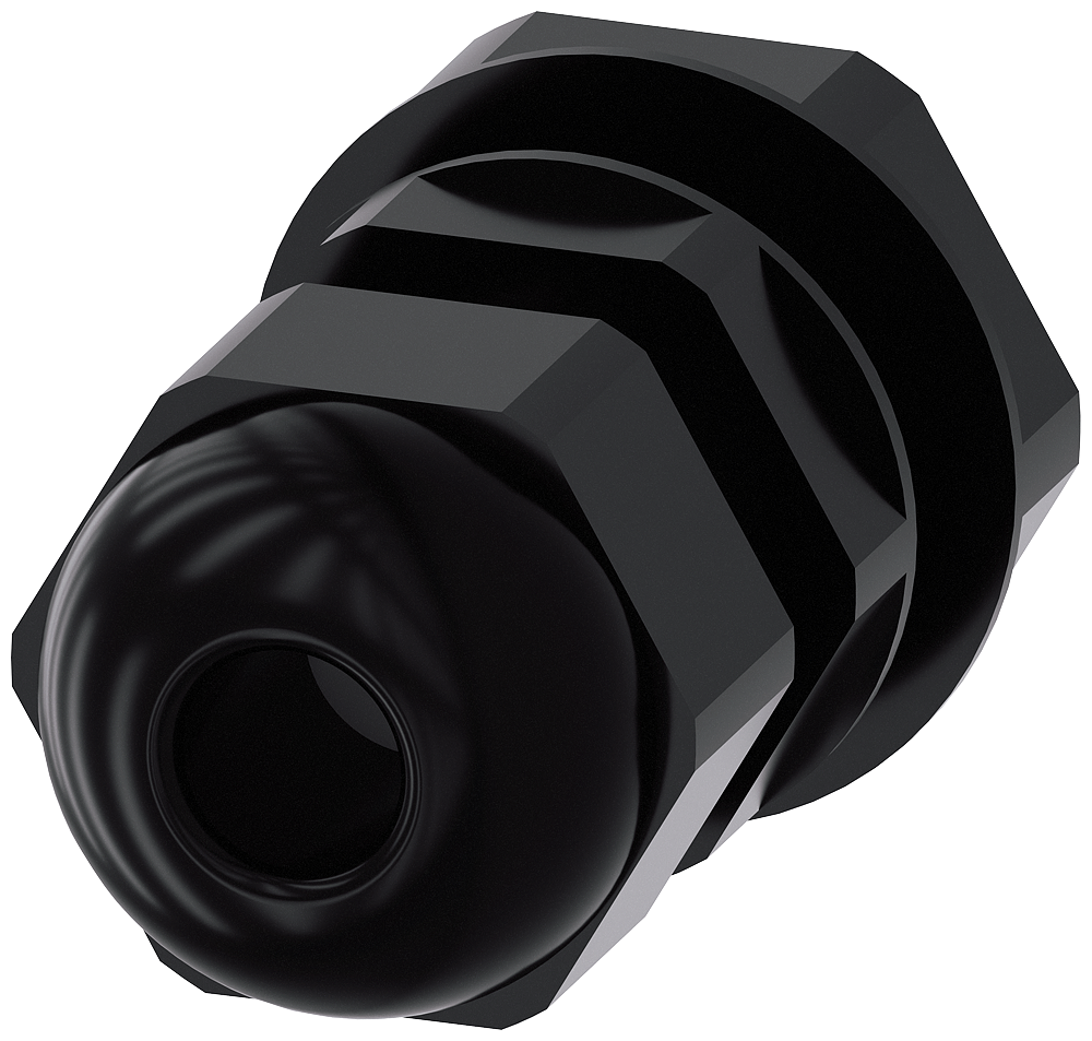 [Imagem PRENSA CABO PLÁSTICO PRETO 3SU19000HH100AA0 SIEMENS]