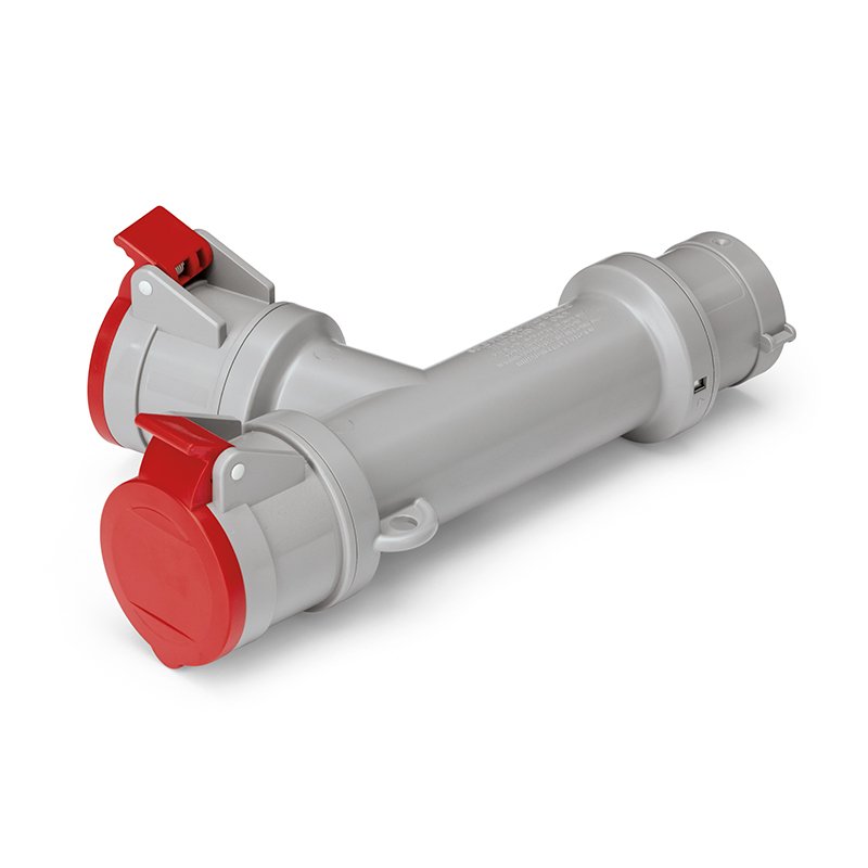 [Imagem do produto ADAPTADOR 2X3P+T 380V 16A IP44 600.2005-063 SCAME]