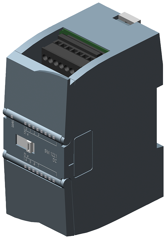 [Imagem MÓDULO SIPLUS S7 - 1200 SM 1221 8DI 6AG12211BF322XB0 SIEMENS]