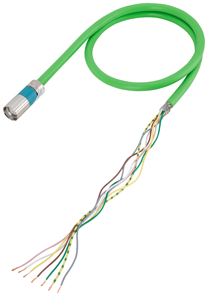 [Imagem CABO DE SINAL 3M COM CONECTORES 6FX80022SL001AD0 SIEMENS]