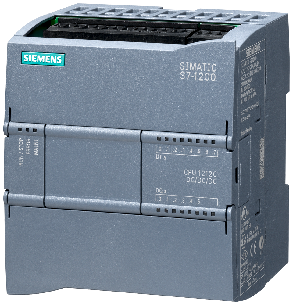 [Imagem do produto SIPLUS S7-1200 CPU 1212C DC/DC/DC 8DI/6DQ/2AI -40 ... +70°C COM CONFORMAL CO 6AG12121AE402XB0 SIEMENS]