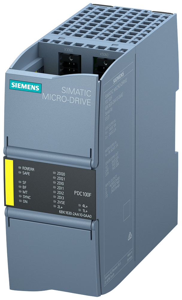 [Imagem CONTROLADOR SIMATIC MICRO-DRIVE DC E MOTOR EC PRODUTO AUTÓNOMO ACCIONAMENTO E 6BK16302AA100AA0 SIEMENS]