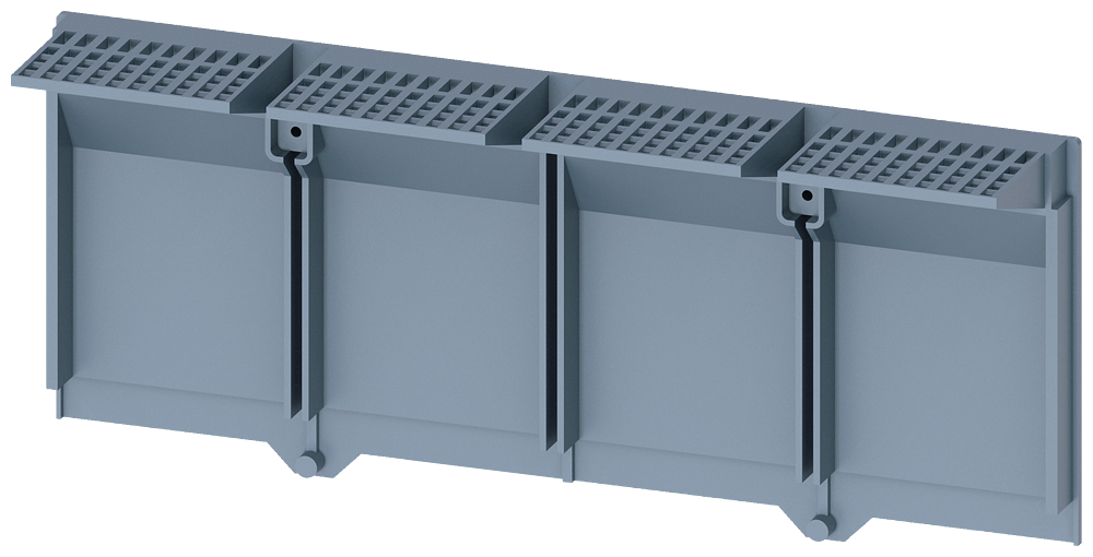 PLACA DE ISOLAMENTO ESTENDIDA DE 4 POLOS 1 PEÇA ACESSÓRIOS PARA: 3VM13/14 3VM94810WJ40 SIEMENS