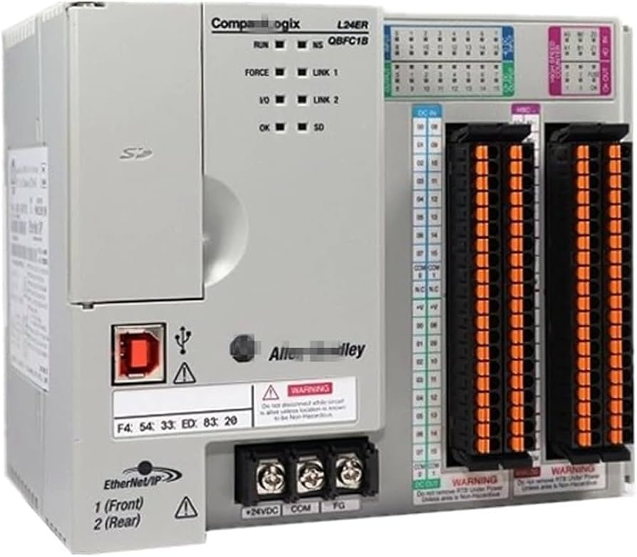 [Imagem CPU COMPACTLOGIX CAPACIDADE DE MEMÓRIA 0,75MB 02 PORTAS DE COMUNICAÇÃO   1769L24ERQBFC1B ROCKWELL ALLEN BRADLEY]