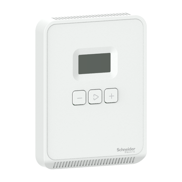 [Imagem SMARTX TEMPERATURE SENSOR , LCD DISPLAY, SETPOINT OVERRIDE, COVER INCLUDED SCHNEIDER]