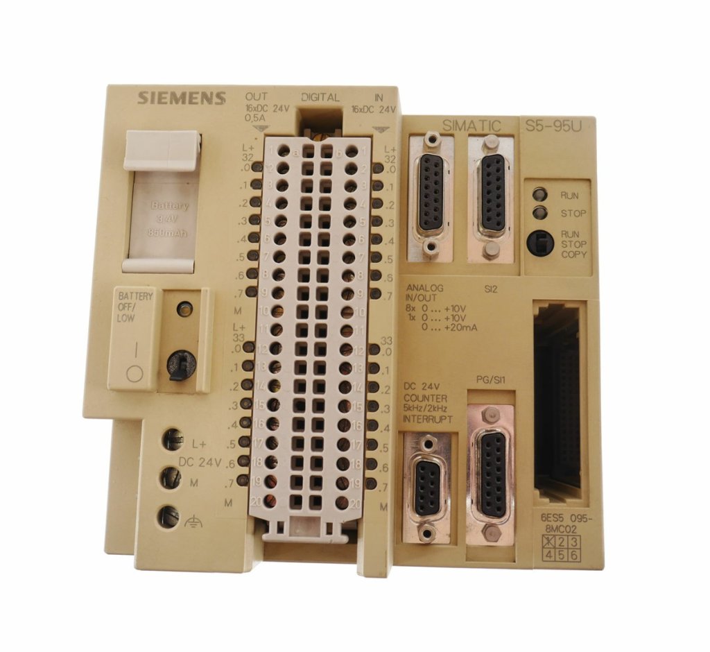 [Imagem do produto SIMATIC S5 95U UNIDADE COMPACTA COM 2 INTERFACES AS511 6ES50958MC02 SIEMENS]