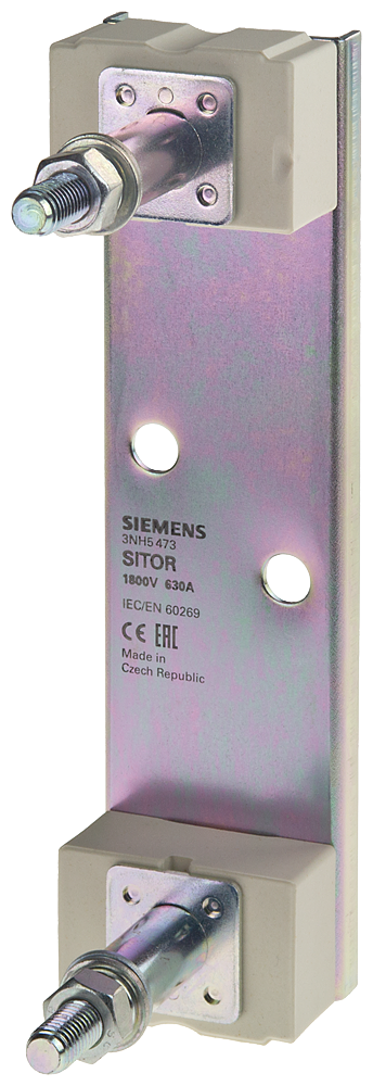 [Imagem do produto SITOR PORTA-FUSÍVEIS 1250A 1250V DE 1 POLO COM CONEXÃO POR PINO 3NH5463 SIEMENS]