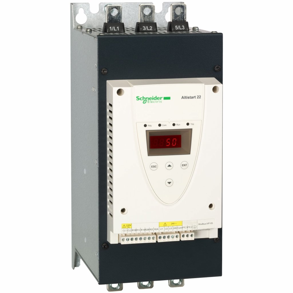 [Imagem CHAVE DE PARTIDA TRIFÁSICO 75KW 140A 230V 50/60HZ ATS22C14Q SCHNEIDER]