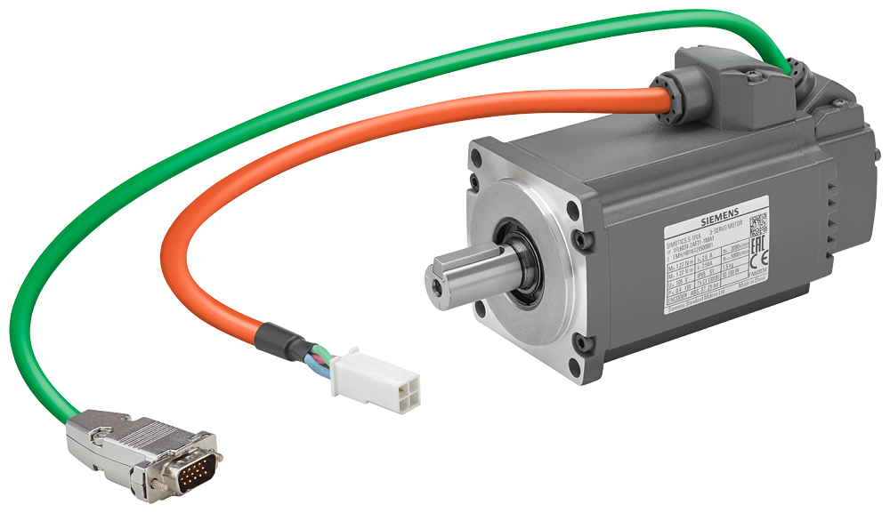 [Imagem do produto SIMOTICS S-1FL6 LI, 1AC/3AC 230V, 1,27 NM, 3000 RPM 1FL60342AF211LA1 SIEMENS]