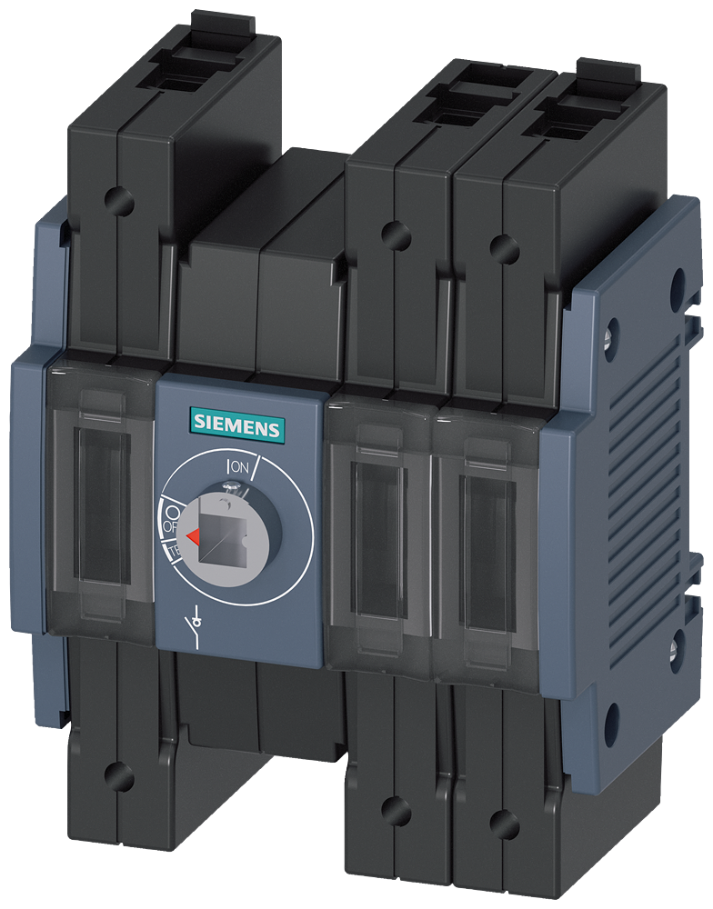 SECCIONADOR DE CORTE EM CARGA 80A TAM. 1 DE 3 POLOS ACIONAMENTO FRONTAL CEN 3KD28302ME200 SIEMENS