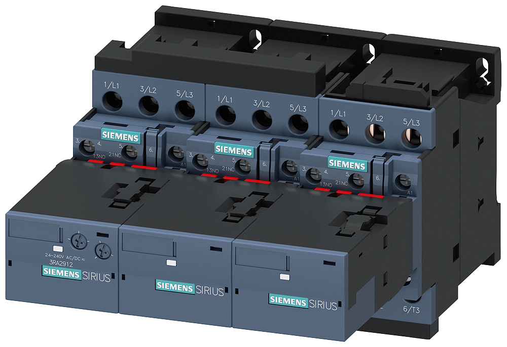 COMBINAÇÃO ESTRELA-TRIÂNGULO AC3 11KW/400V 24V CA 50/60HZ 3POL. S0 3RA24238XF321AC2 SIEMENS