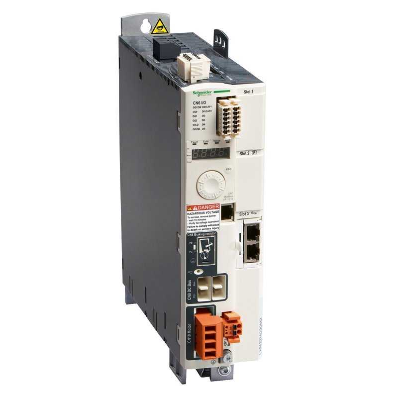 [Imagem SERVODRIVE TRIFÁSICO 1KW 3-12A 208/400/480VCA 50/60HZ LXM32MD12N4 SCHNEIDER]