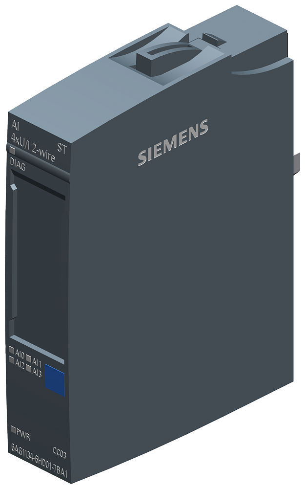 [Imagem do produto SIPLUS ET 200SP AI 4X U/I 2-FIO -40 ... +70 °C COM REVESTIMENTO CONFORMAL  6AG11346HD017BA1 SIEMENS]