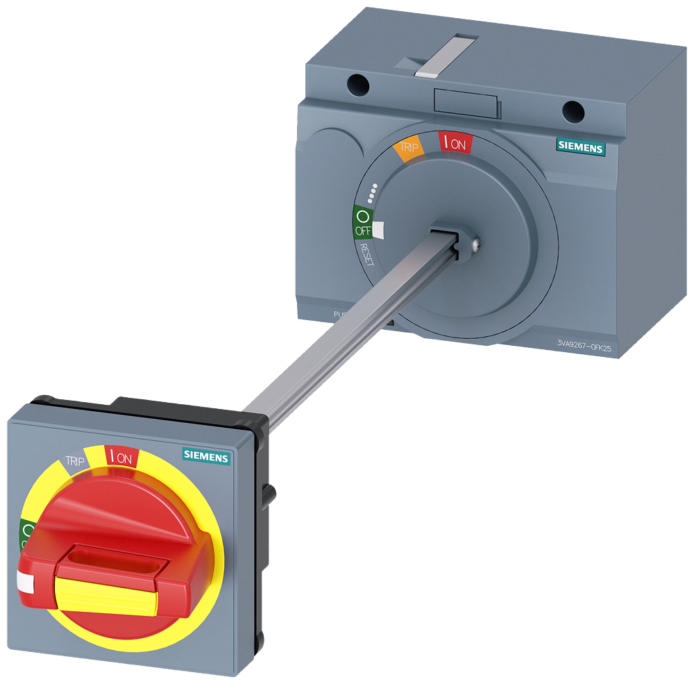 [Imagem do produto ACIONAMENTO GIRATÓRIO DO ACOPLAMENTO DA PORTA PARADA DE EMERGÊNCIA IEC IP65 C 3VA92670FK25 SIEMENS]