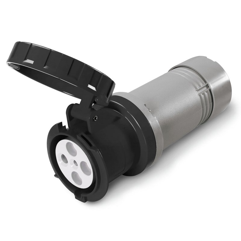 [Imagem do produto TOMADA MÓVEL 60A 3P 4W 5H IP67 3Ø600V SCM460C5W SCAME]