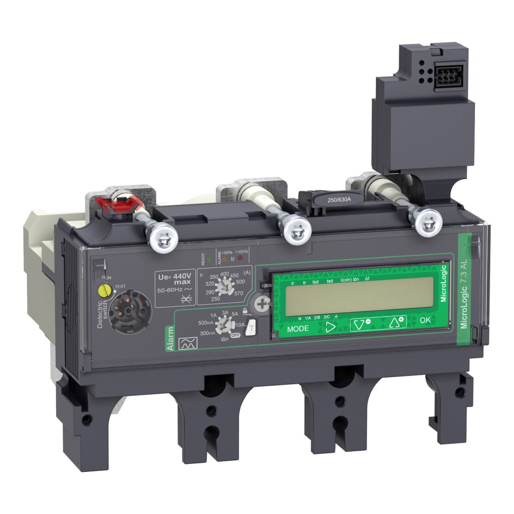 [Imagem MICROLOGIC 7.3E NSX400 630 400A 3P AL C4037A400 SCHNEIDER]