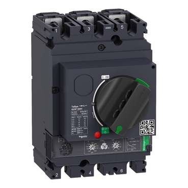 [Imagem MOTOR CIRCUIT BREAKER, TESYS GV5, 3P, 220A, ICU 70KA, THERMAL MAGNETIC SCHNEIDER]