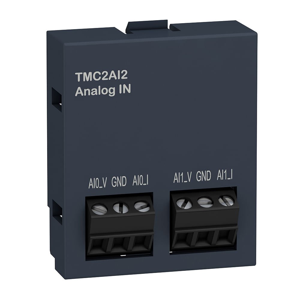 [Imagem CARTUCHO CIRCUITO MONTADO 2E ANALÓGICAS 0-10V M221 TMC2AI2 SCHNEIDER]