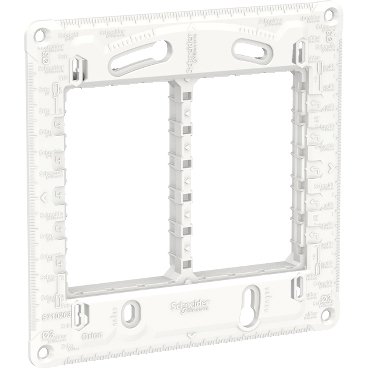 [Imagem SUPORTE 4X4 PARA 6 MODULOS BRANCO S71020324 SCHNEIDER]