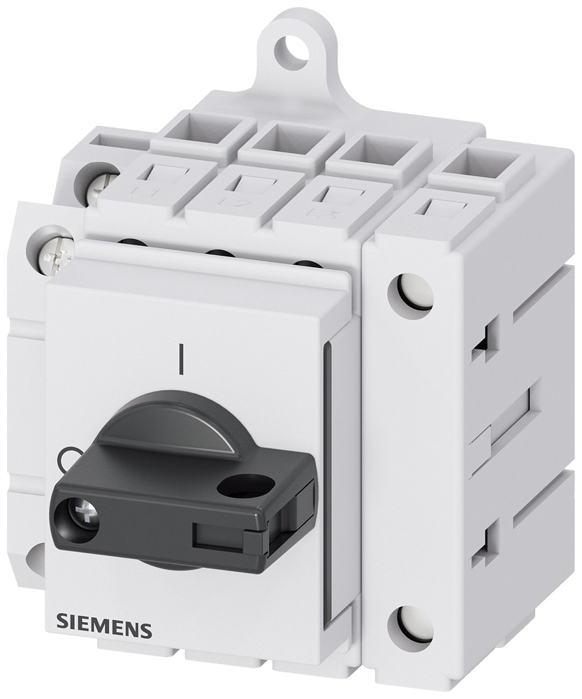SECCIONADOR DE CORTE EM CARGA 3LD3 IU 25 A CHAVE PRINCIPAL DE 3 POLOS + N 3LD31301TL11 SIEMENS