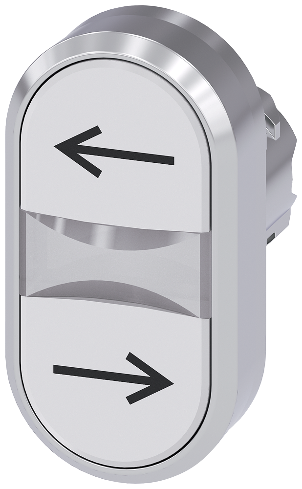 [Imagem do produto FRONT BOTAO DUPL MET INSC SETA HORIZ BR 3SU10503AB660AM0 SIEMENS]