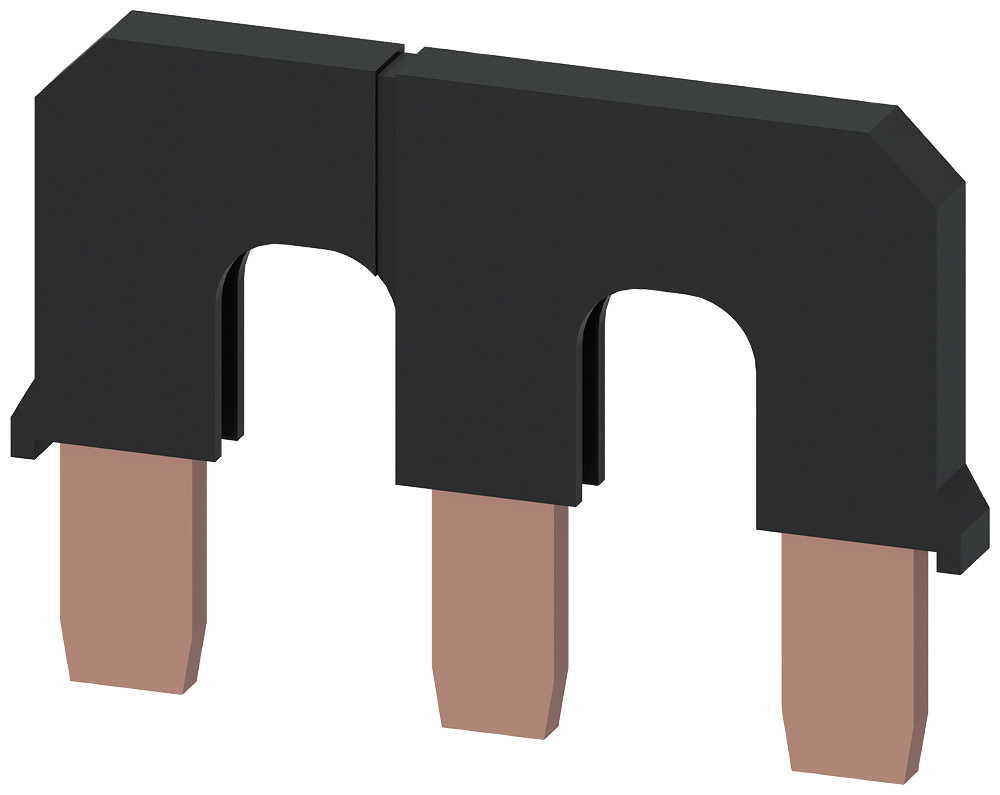 [Imagem CONECTOR EM PARALELO SEM BORNE DE CONEXÃO DE 3 POLOS 3RT19364BA31 SIEMENS]