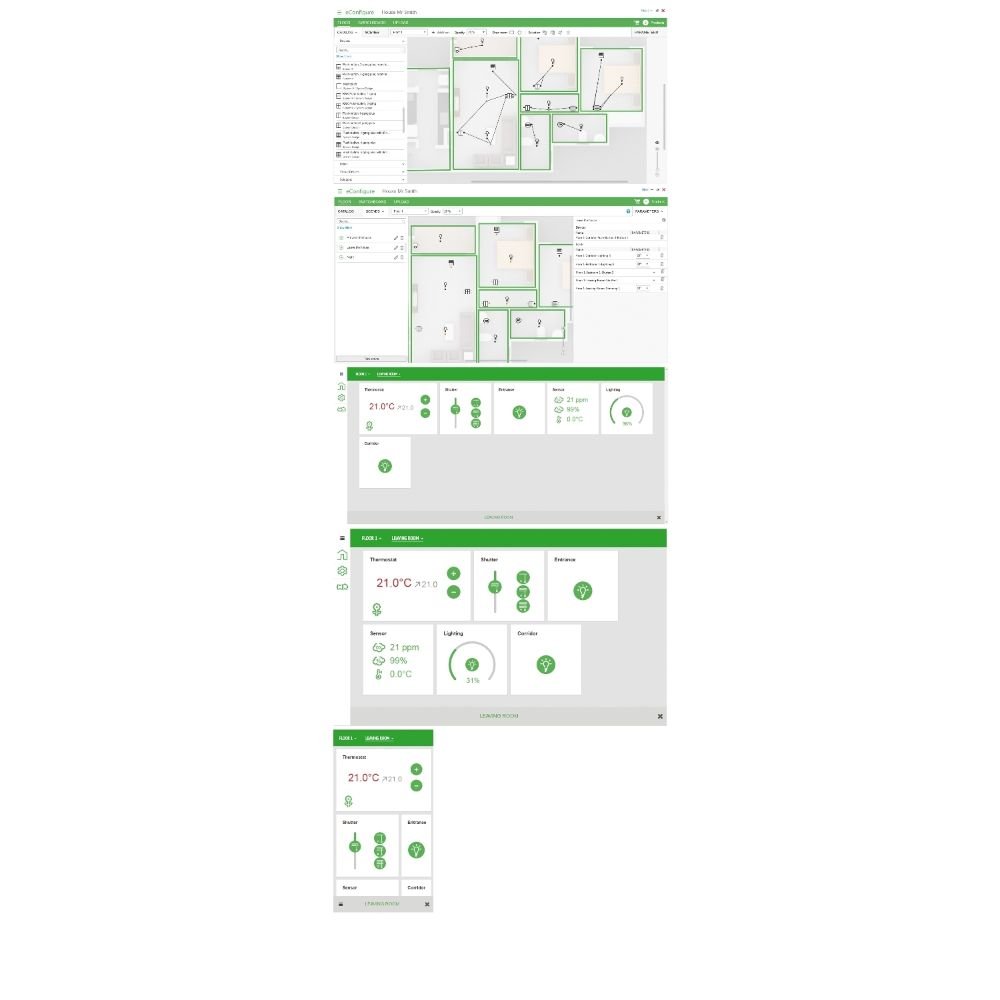 [Imagem SENSOR BASE FOR SMARTX IP CONTROLLERS,TEMP, CO2 - COVER NOT INCLUDED SCHNEIDER]