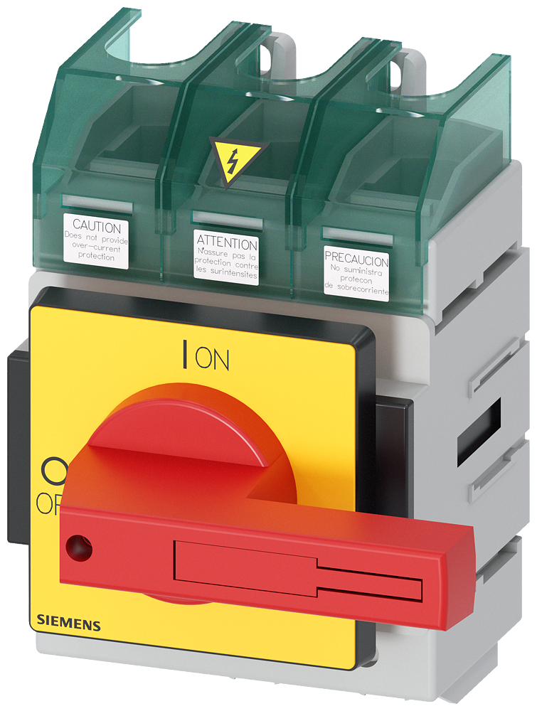 SECCIONADOR DE CORTE EM CARGA 3LD5 UL INTERRUPTOR DE PARADA DE EMER 3LD58000TK13 SIEMENS