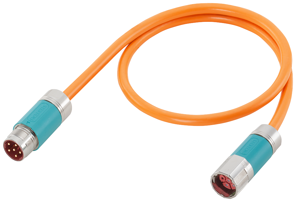 [Imagem CABO DE POTÊNCIA 13M COM CONECTORES 4X1.5C 6FX80025CA051BD0 SIEMENS]