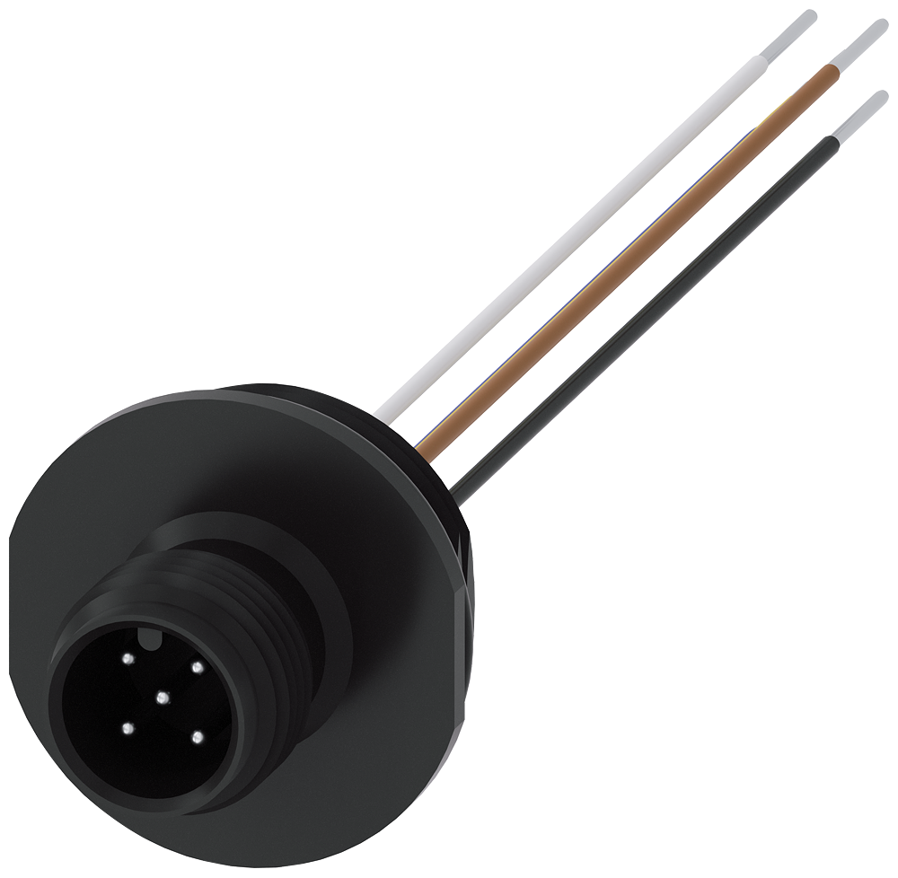 [Imagem do produto ACES. PARA INTERRUPTOR DE POSIÇÃO, CONECTOR DO APARELHO (DE 5 POLOS), M12 PAR 3SY3128 SIEMENS]