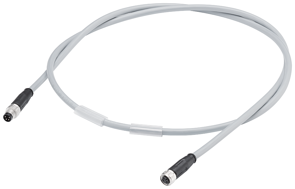 [Imagem CABO CLP 0,30M 2 CONECTORES M8 SIMATIC ET 200AL 6ES71942LH031AA0 SIEMENS]