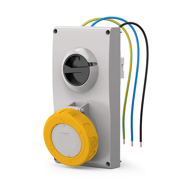 [Imagem do produto TOMADA DE EMBUTIR 63A 2P+T 4H 407.6370 SCAME]