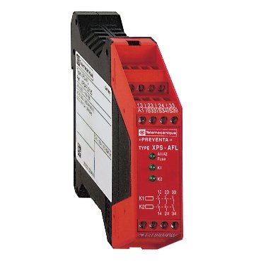 [Imagem RELÉ DE SEGURANÇA PARADA DE EMERGÊNCIA PL E / SILCL 3 CONECTOR PARAFUSO 24 VAC/CC XPSAFL5130 SCHNEIDER]